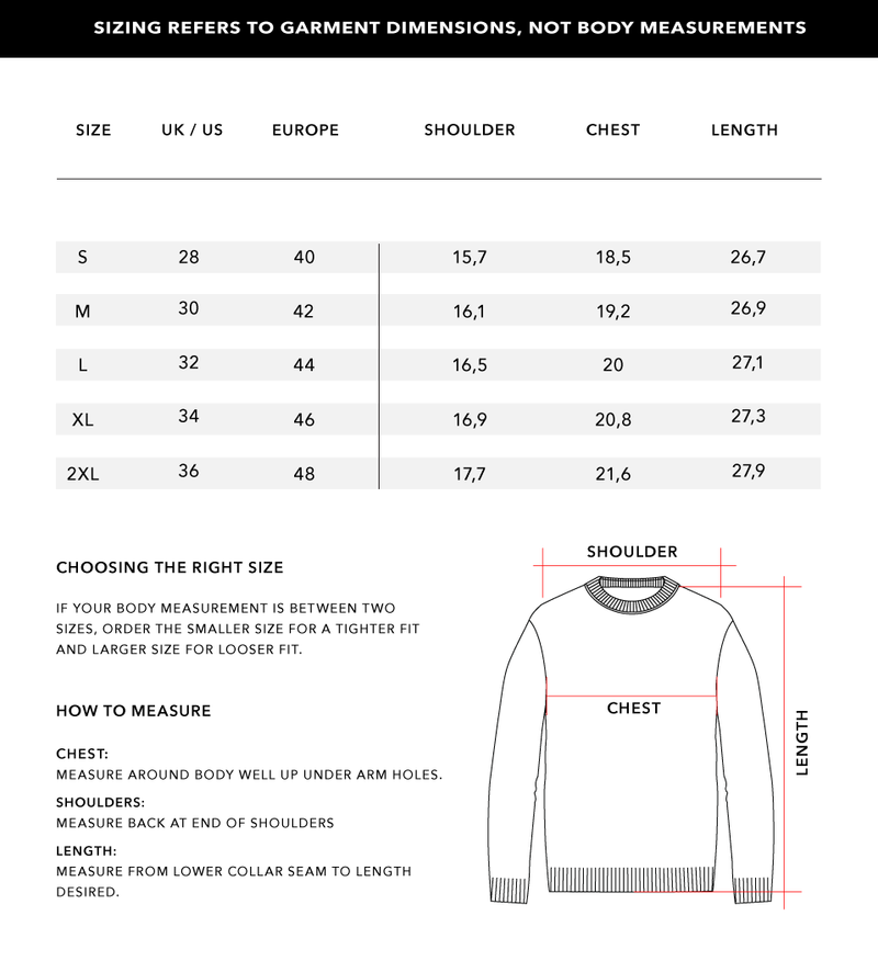 Size Chart 2