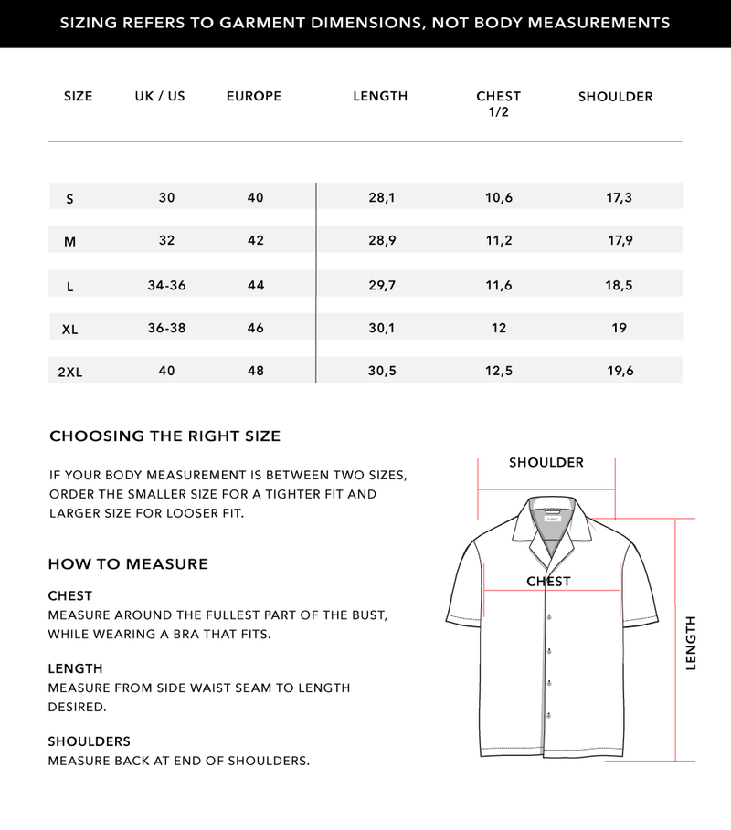 Size Chart 2