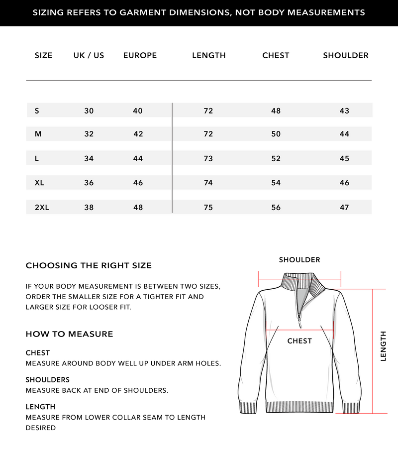 Size Chart 1