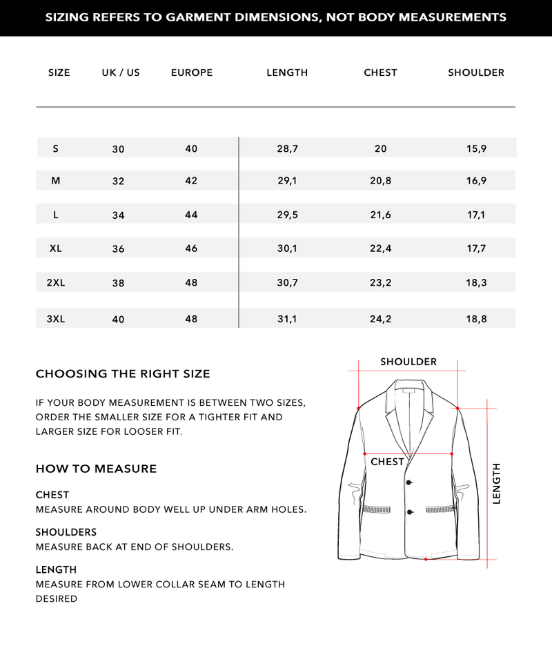 Size Chart 2