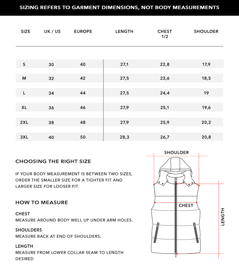 Size Chart 2