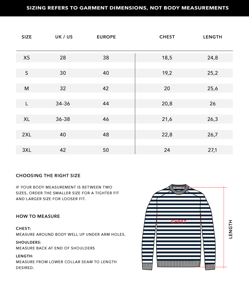 Size Chart 2