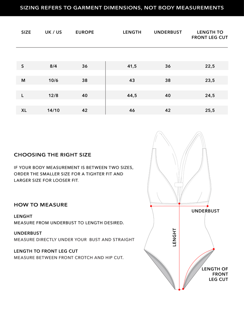 Size Chart 1