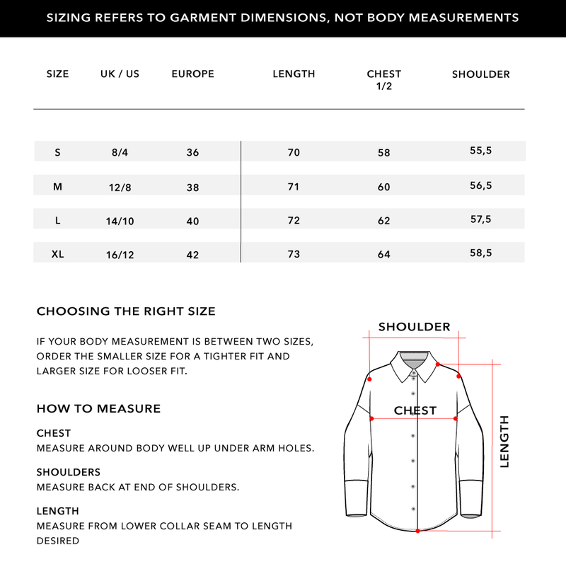 Size Chart 1