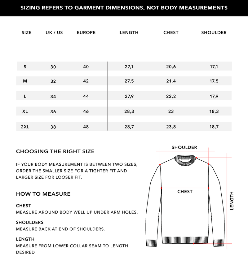Size Chart 2