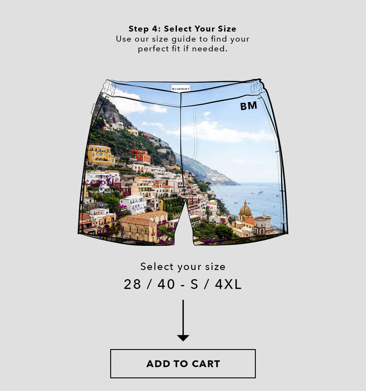 customised swim shorts