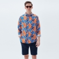 LUCA PRINTED ORANGE TROPICAL