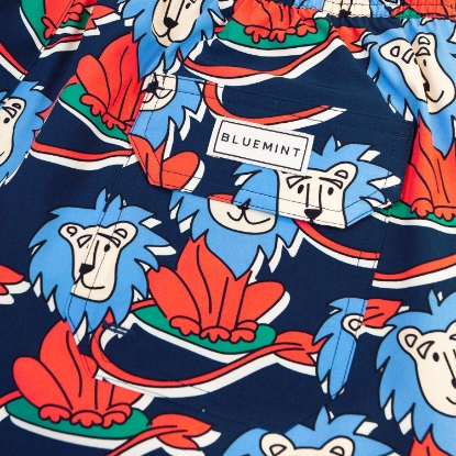 ARTHUS BOY STRETCH NAVY LEO