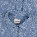 DAPHNE CHAMBRAY BLUE EMBROIDERY