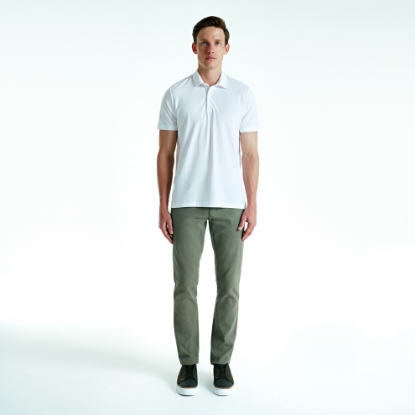 COOL TOUCH COTTON POLO SHIRT WHITE
