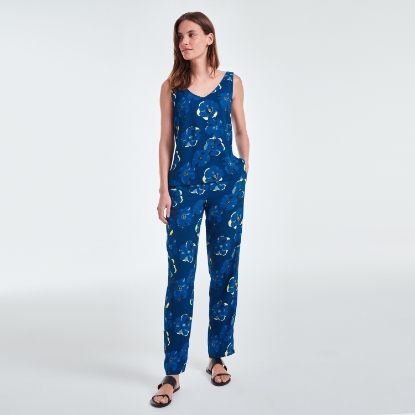 ZOE NAVY MOON FLOWER