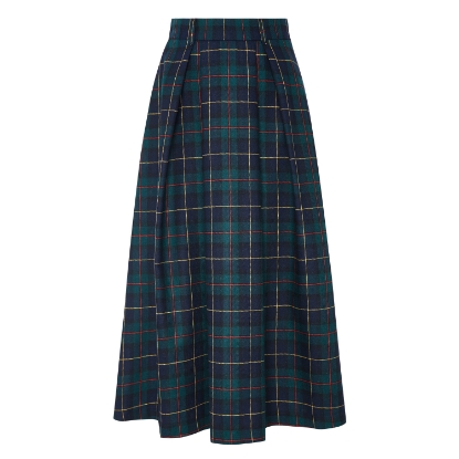 LEANDRA GREEN CHECKED
