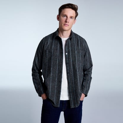 ANDERS ANTHRACITE CHECKED