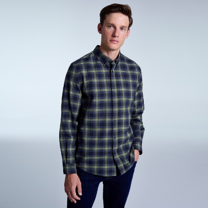 RODRIGO INDIGO CHECKED	