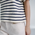 ARIELLE NUIT-ECRU STRIPEY	