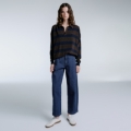 DARIA MARRON STRIPEY	