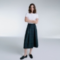 LEANDRA GREEN CHECKED	