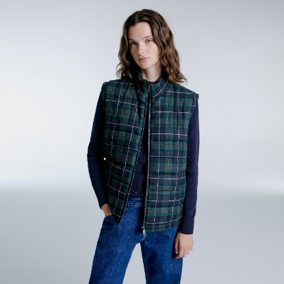 YONA GREEN CHECKED	