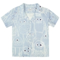 PETER PRINTED BLUE MONSTER