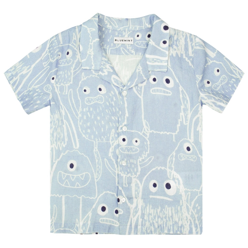PETER PRINTED BLUE MONSTER