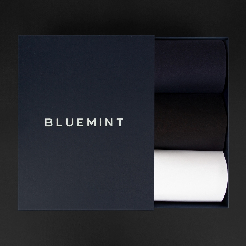 RICCI 3-PACK GIFT SET BLACK - DARK NAVY - WHITE