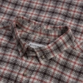 MALCOLM CRINKLED BROWN CHECKED